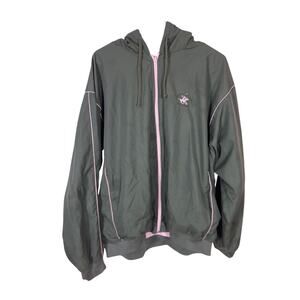 Vintage Beverly Hills Polo Club Zip Up Jacket Men’s XL Green Casual Lightweight